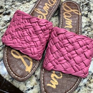 Sz 10 Sam Edelman pink slides EUC